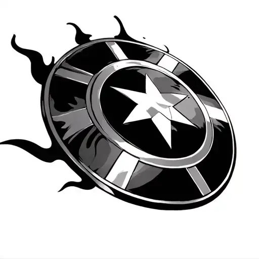 Fire Fighter Captain America Shield