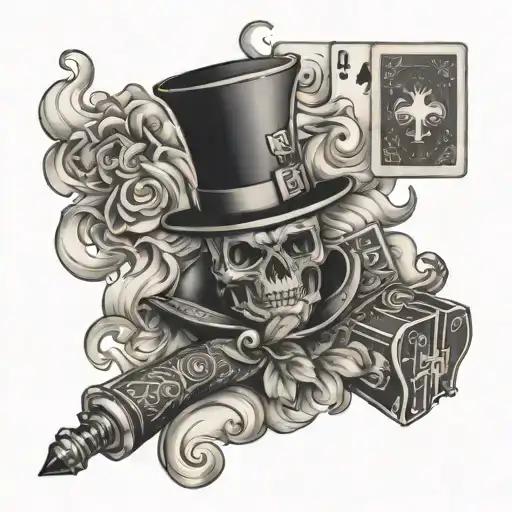 Frend Alcohol Smoke Gambling Themed