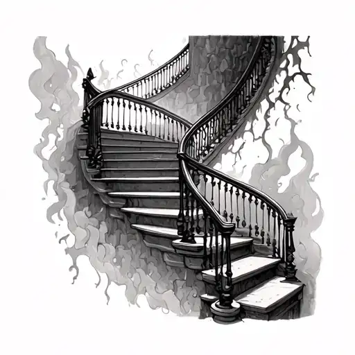 Staircase From Hell Towards Heaven