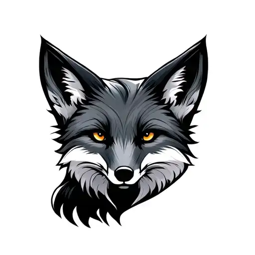 Sleep Token Band Logo On Fox Foreahead As Cover Tattoo Inspired