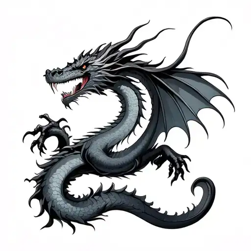 The Dragon Wrapping Around