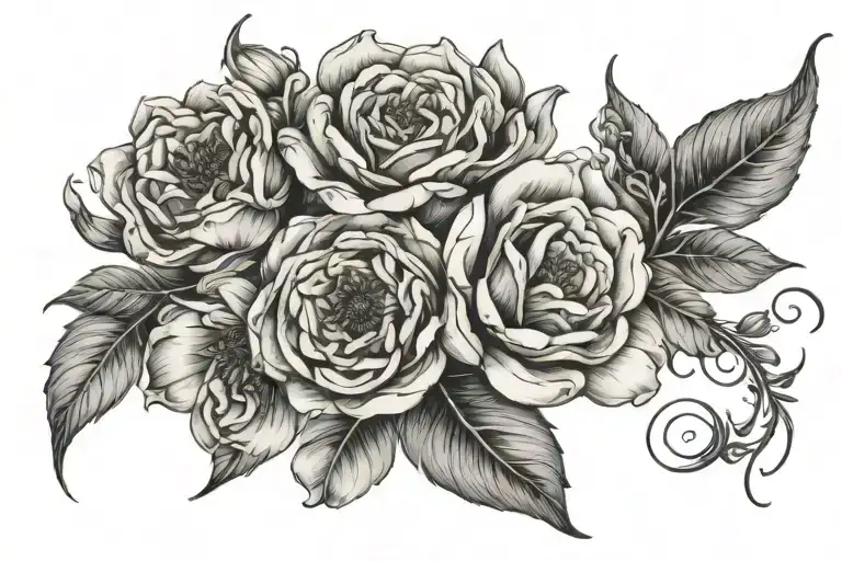 Birth Flower Intertwined