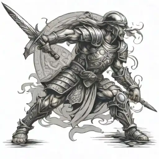 A Powerful Warrior With Italian Heritage Conquering All Obstacles In His Path