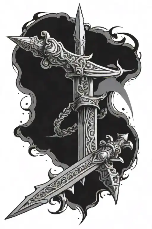 Dagger With Goddess