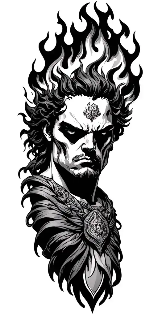 Prometheus Stealing Fire Chicano Style