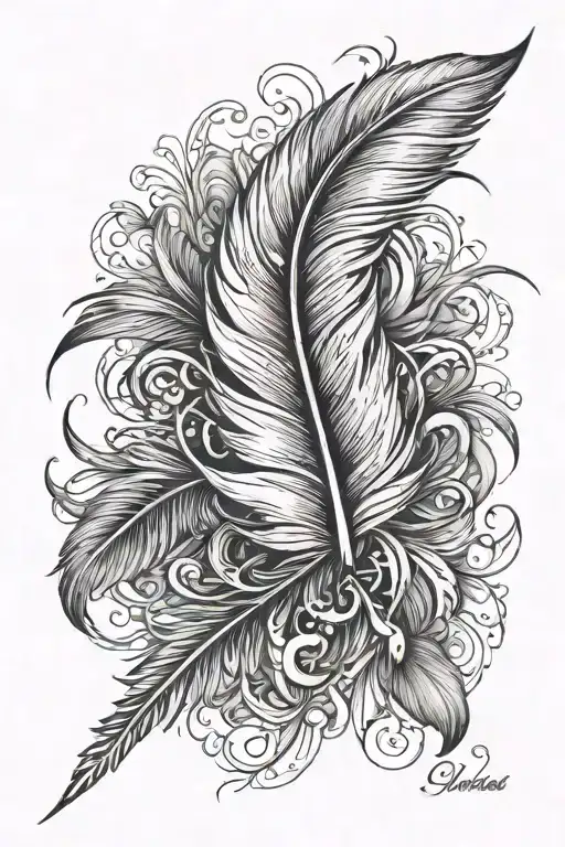 Feather And Name