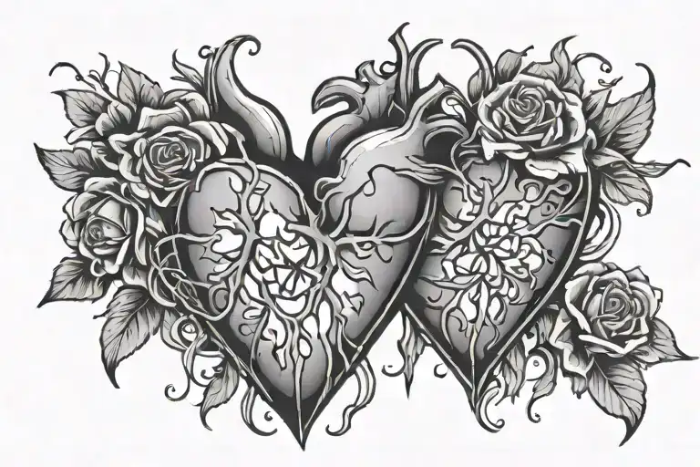 Broken Heart Surrounded