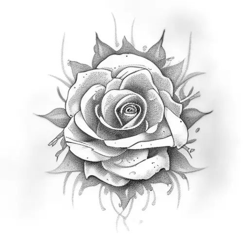 Floral Dark Com Flor3s