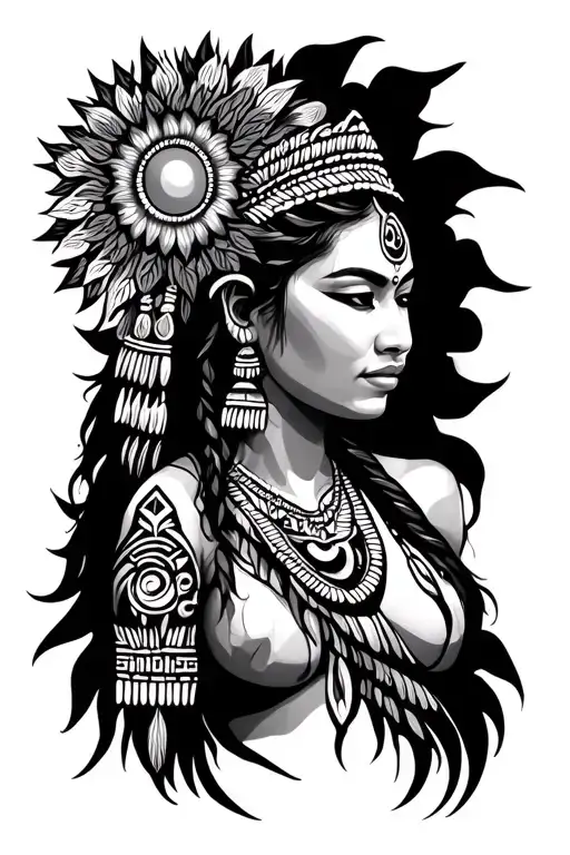 Filipino Tribal With Sun