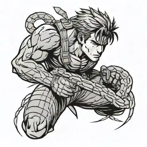 Solid Snake On Crack