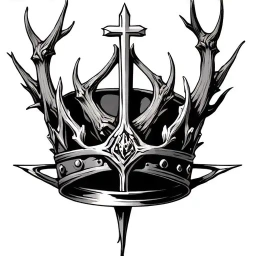 Cross And Thorn Crown