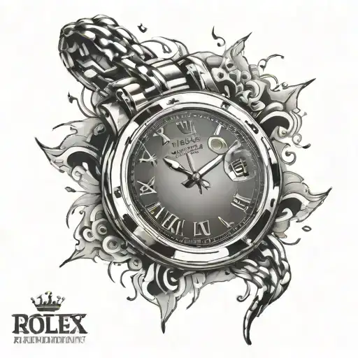 Broke Rolex Clock