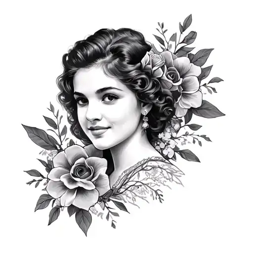 Half Sleeve Tatto For Memorial Of My Mother