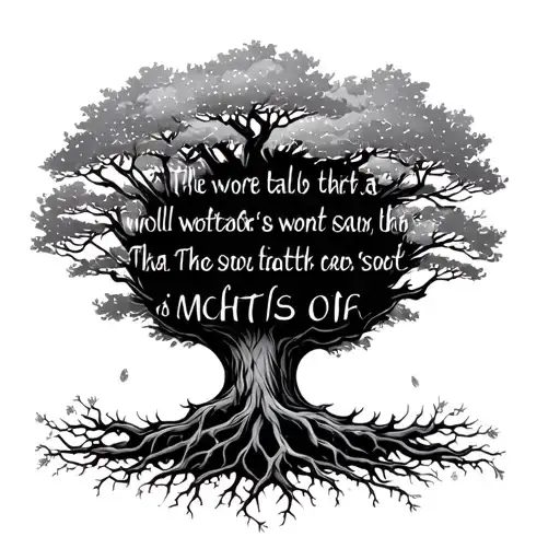 World Tree With Roots Jung Quote