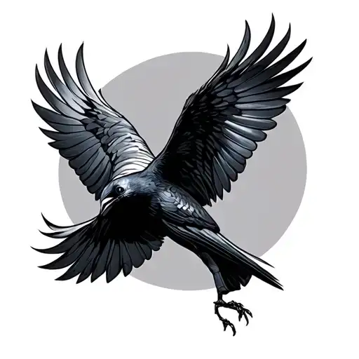 Crow Flying