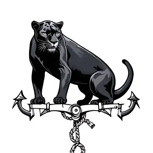 Panther And Anchor Connected