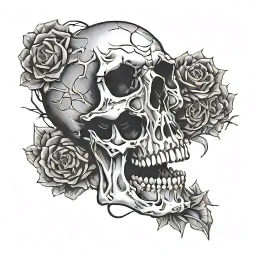 1998 Skull Surrounded