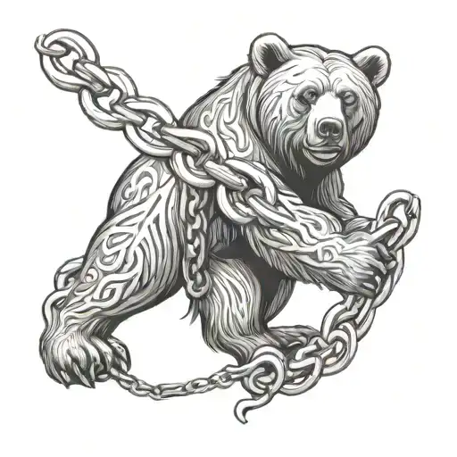 Bear And Chains