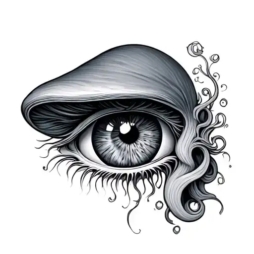 Psychedelic Fungus With An Eye