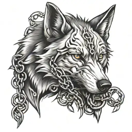 Chained Wolf