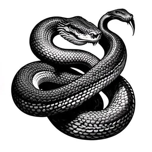 Snake Around Arm Sleeve