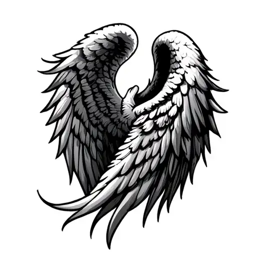 Angel Wings With Name