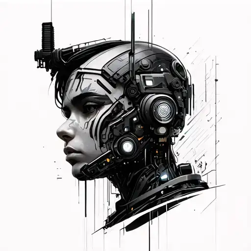Cyberpunk Visualisation In Futuristic 2030 Trend Style