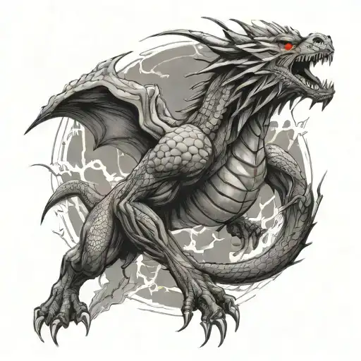 King Ghidorah Lion Lightning