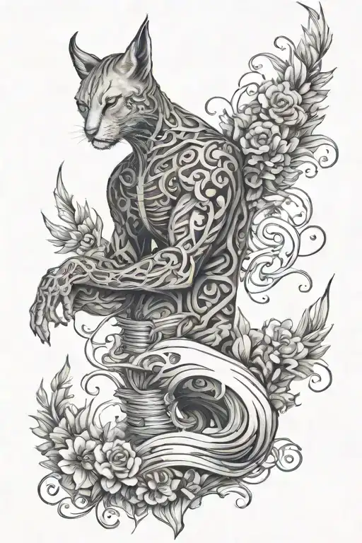 Sit In The Process Of Being Quote Spine Tatto