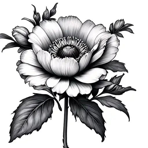 March And July Birth Flower Blooming