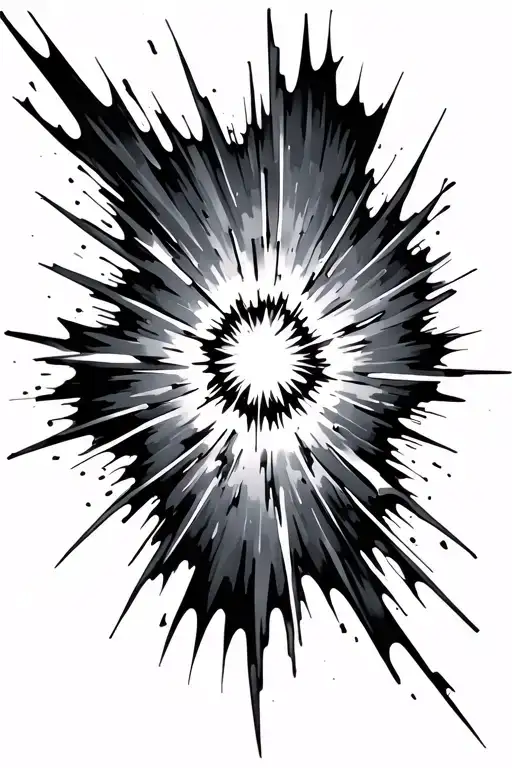 Supernova Explosion Abstract Design