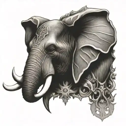 War Elephant Head