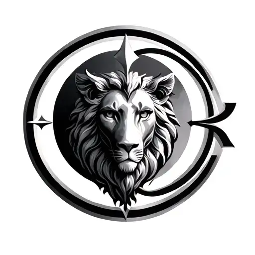 Mercury Symbol With The Circle The Leo Symbol Intertwined