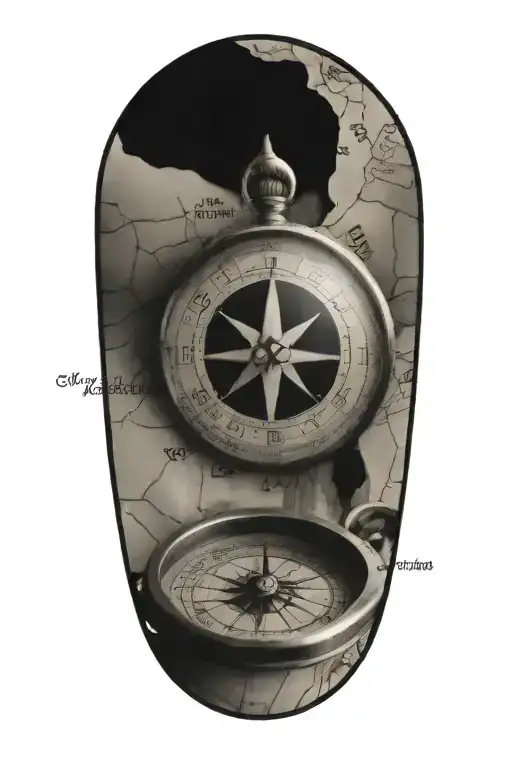 Compass And Map
