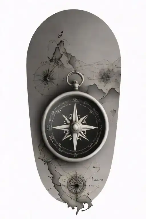 Compass And Map