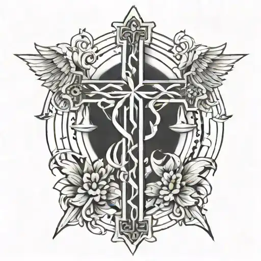 3 Crosses And March 2Nd 2020 In Roman Numerals Surrounded