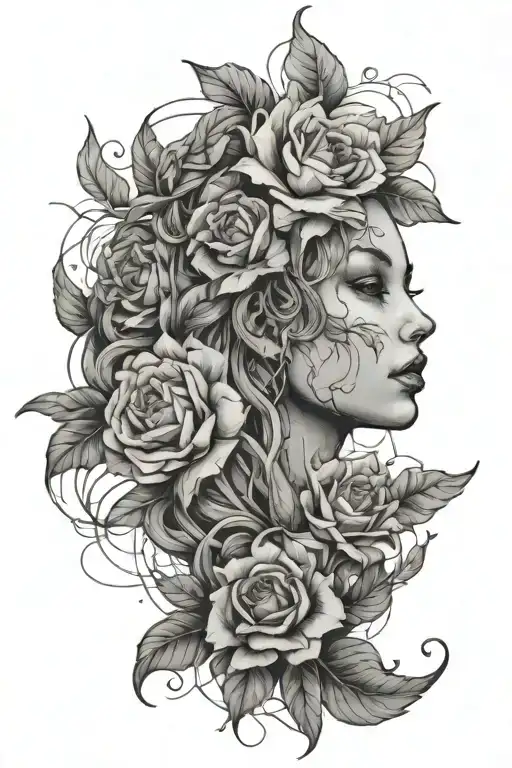 Ethereal Line Art Style