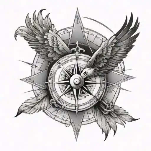 Eagle And Compass Design