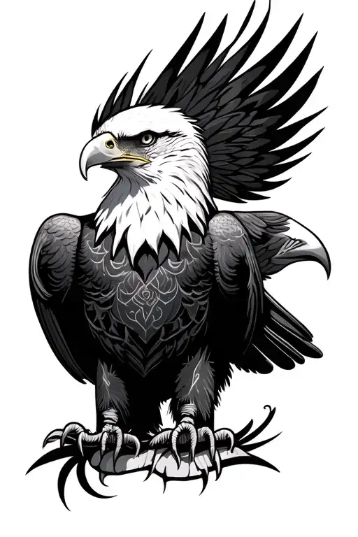 Tribal Usa Bald Eagle
