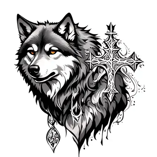 Wolf And Cross