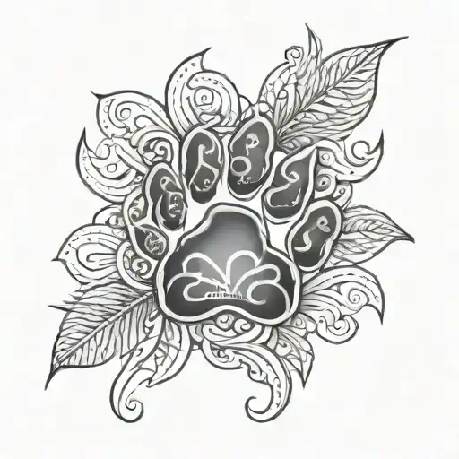 Adolar And Dog Paw Print