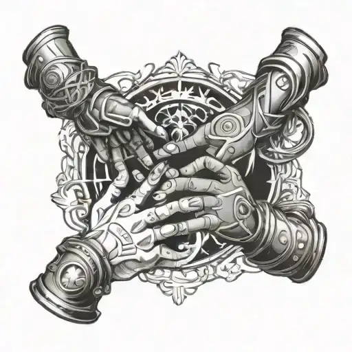 Hands Van Helsing Alucard Anime Naruto