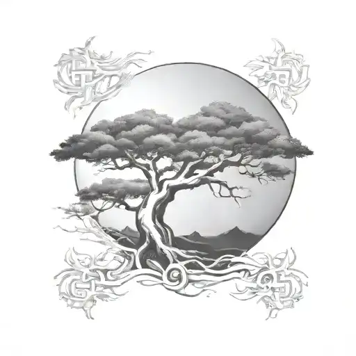 Make Tree Branch For Leo Symbol