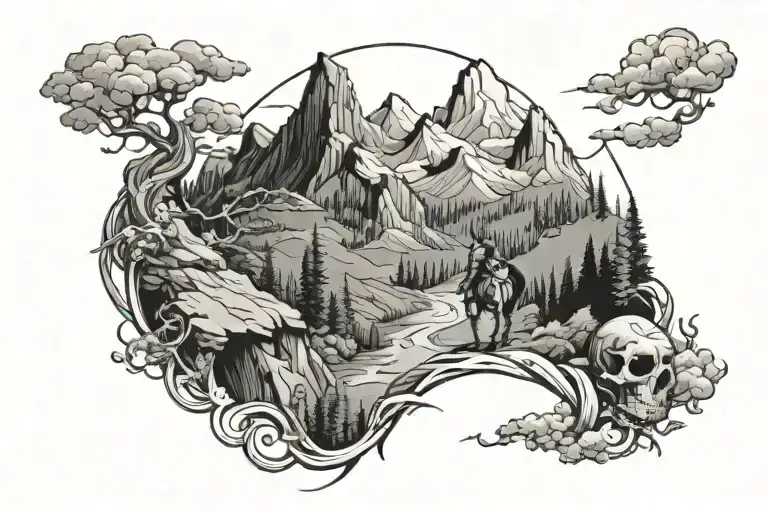 Anime Freeren Seeing Off On Her Last Journey Through The Mountains