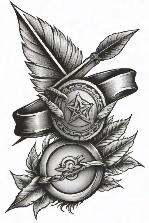 Ring And A Fletched Arrow