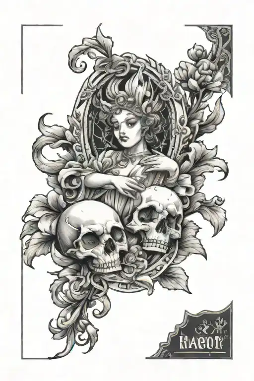 Hyacint In A Tarot Card