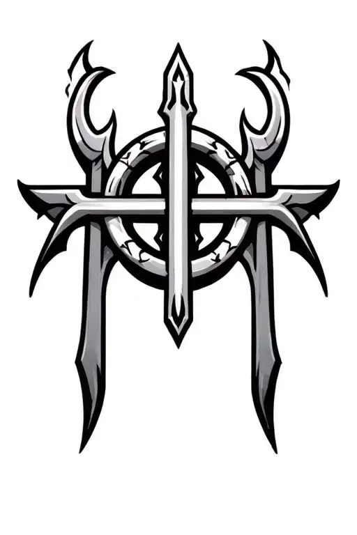 Viking Runes In Banner