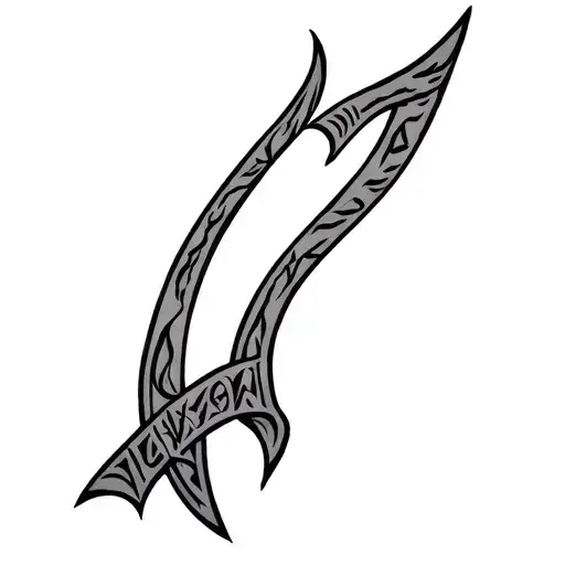 Viking Runes In Banner