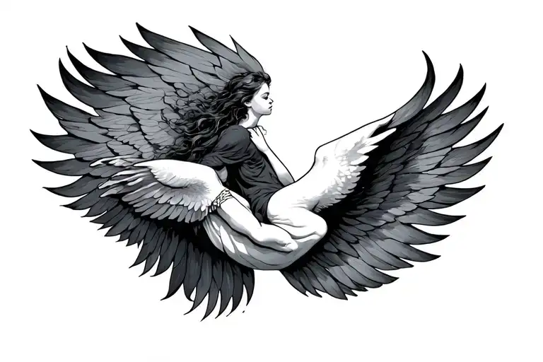 Icaro Falling From Heaven