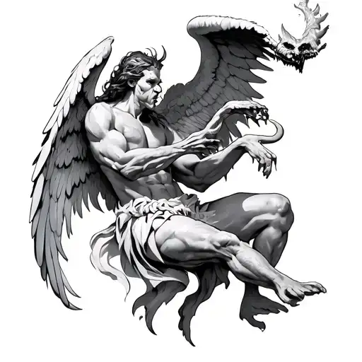 Angel Fighting Demon